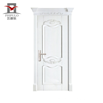 China wholesale design modern style solid interior panel wood door designs